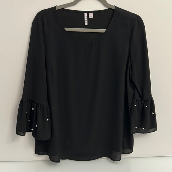 Elle Tops - Elle black blouse